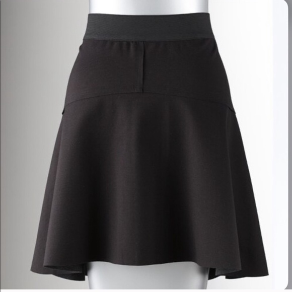Vera Wang Reversible Black Grey Skirt - Picture 3 of 4
